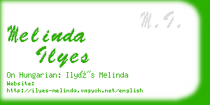 melinda ilyes business card